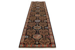 3x12 Black and Red Traditional Runner