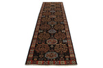 3x12 Black and Red Traditional Runner