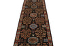 3x12 Black and Red Traditional Runner