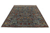 6x9 Blue and Multicolor Anatolian Traditional Rug