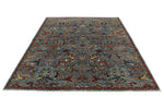 6x9 Blue and Multicolor Anatolian Traditional Rug