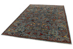 6x9 Blue and Multicolor Anatolian Traditional Rug