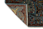 6x9 Blue and Multicolor Anatolian Traditional Rug