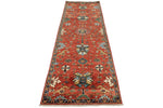 3x10 Red and Multicolor Anatolian Traditional Runner