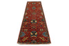 3x10 Red and Multicolor Anatolian Traditional Runner