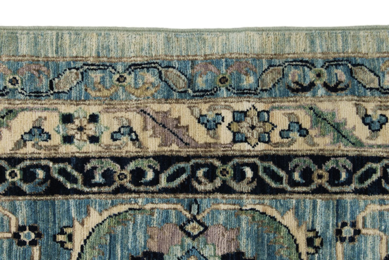 12x16 Light Blue and Light Blue Anatolian Traditional Rug