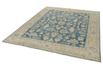 8x10 Light Blue and Ivory Anatolian Traditional Rug