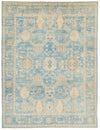 8x10 Light Blue and Ivory Anatolian Traditional Rug