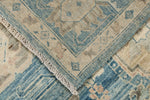 8x10 Light Blue and Ivory Anatolian Traditional Rug