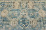 8x10 Light Blue and Ivory Anatolian Traditional Rug