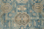 8x10 Light Blue and Ivory Anatolian Traditional Rug