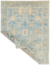 8x10 Light Blue and Ivory Anatolian Traditional Rug