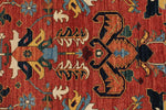 8x10 Red and Navy Anatolian Traditional Rug