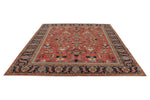 8x10 Red and Navy Anatolian Traditional Rug