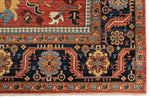 8x10 Red and Navy Anatolian Traditional Rug