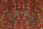 8x10 Red and Multicolor Traditional Rug