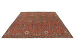 8x10 Red and Multicolor Traditional Rug