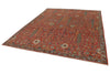 8x10 Red and Multicolor Traditional Rug