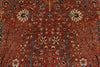 8x10 Red and Multicolor Traditional Rug