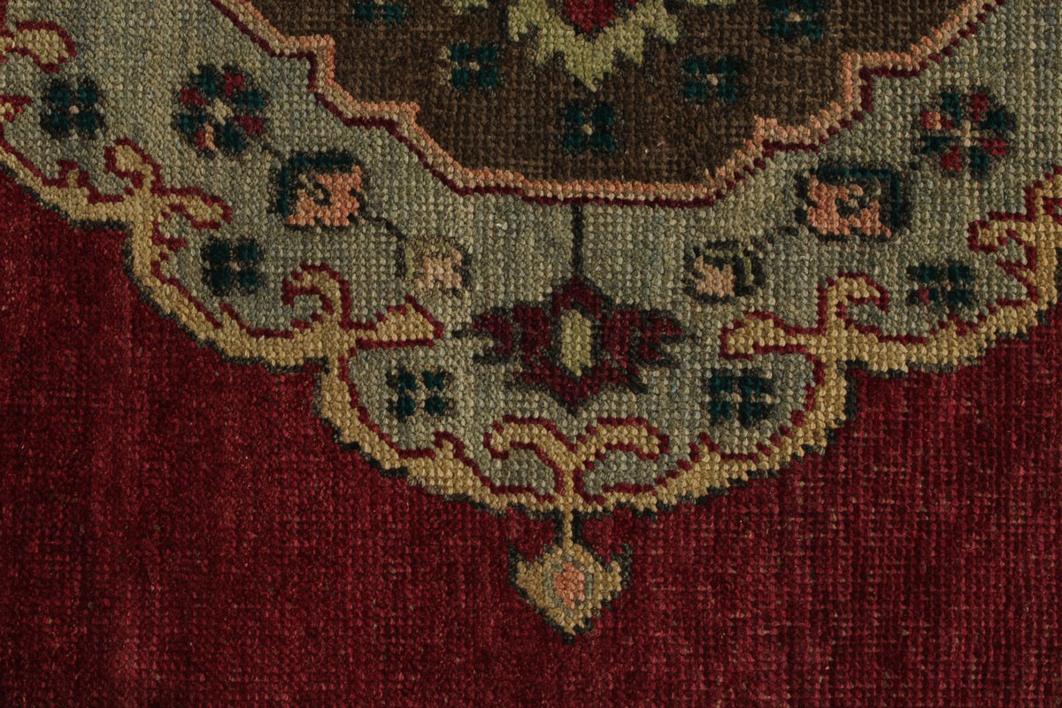 5x13 Red and Blue Turkish Tribal Runner