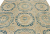 8x10 Light Blue and Beige Turkish Tribal Rug