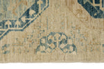 8x10 Light Blue and Beige Turkish Tribal Rug