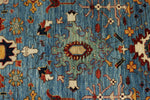 3x10 Light Blue and Navy Anatolian Traditional Runner