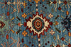 3x10 Light Blue and Navy Anatolian Traditional Runner