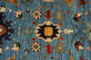 3x10 Light Blue and Navy Anatolian Traditional Runner