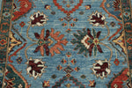 3x8 Light Blue and Green Anatolian Traditional Runner
