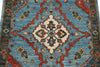 3x8 Light Blue and Green Anatolian Traditional Runner