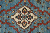 3x8 Light Blue and Green Anatolian Traditional Runner