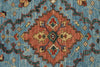 3x8 Light Blue and Green Anatolian Traditional Runner
