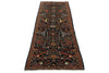 3x10 Navy and Multicolor Traditional Runner