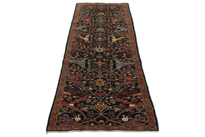 3x10 Navy and Multicolor Traditional Runner