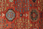 3x12 Red and Navy Traditional Runner