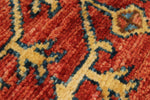 3x12 Red and Navy Traditional Runner