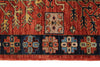 3x12 Red and Navy Traditional Runner