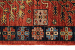 3x12 Red and Navy Traditional Runner