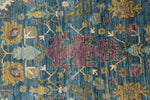 3x12 Blue and Purple Traditional Runner
