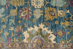3x12 Blue and Purple Traditional Runner