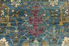 3x12 Blue and Purple Traditional Runner