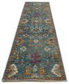 3x12 Blue and Purple Traditional Runner