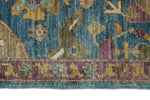 3x12 Blue and Purple Traditional Runner