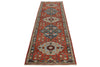 3x10 Red and Navy Anatolian Traditional Runner
