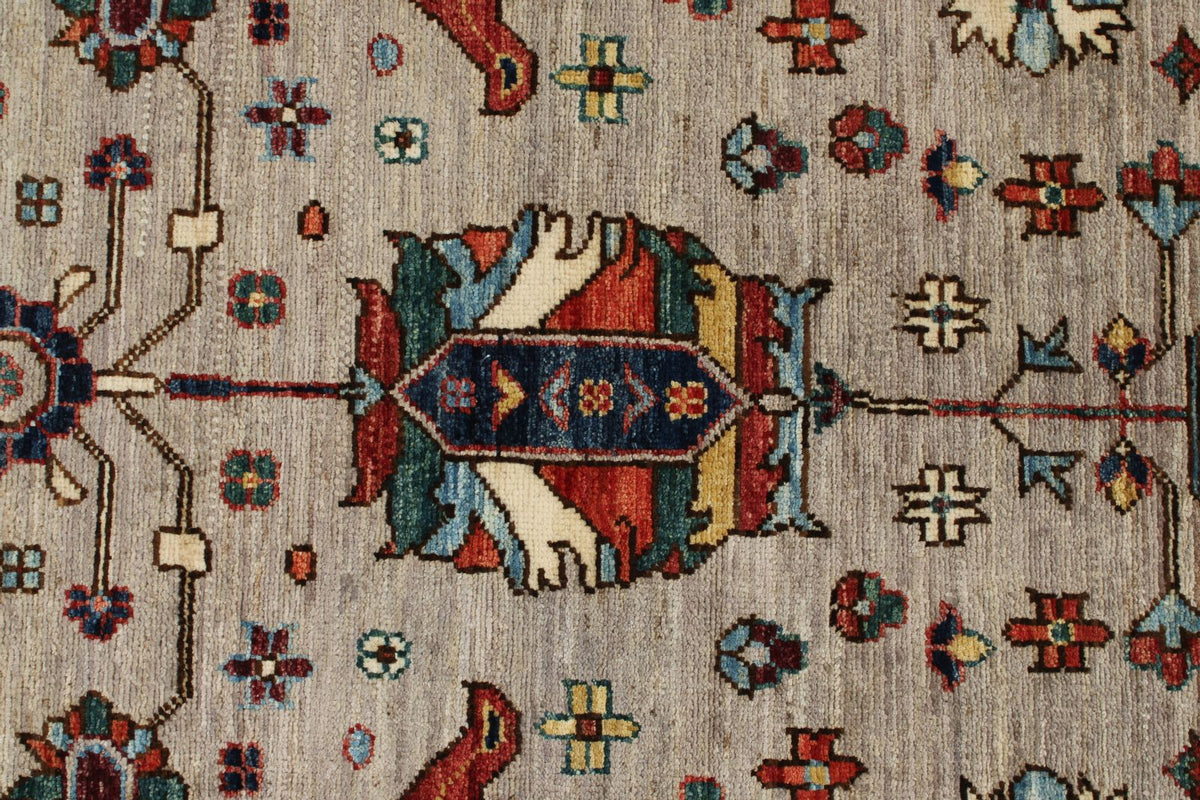 3x10 Brown and Multicolor Anatolian Traditional Runner