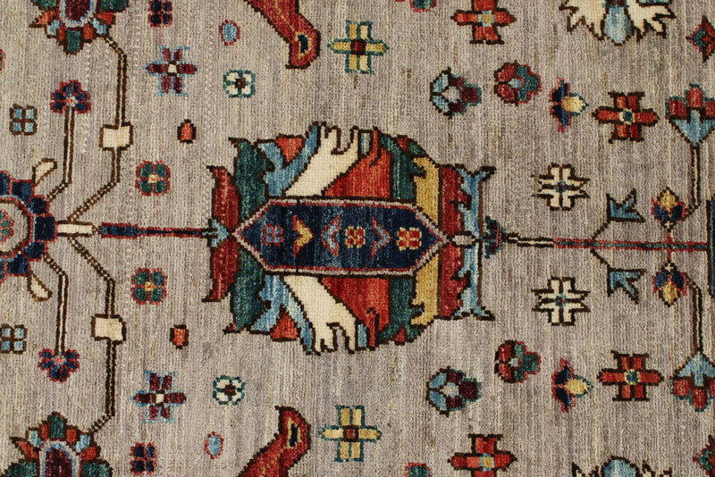 3x10 Brown and Multicolor Anatolian Traditional Runner