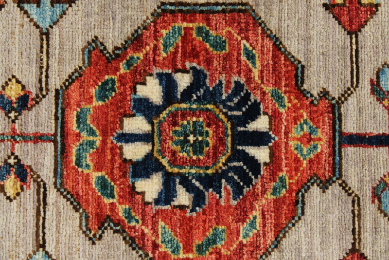 3x10 Brown and Multicolor Anatolian Traditional Runner