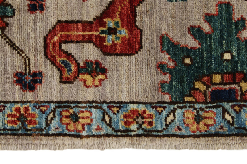 3x10 Brown and Multicolor Anatolian Traditional Runner