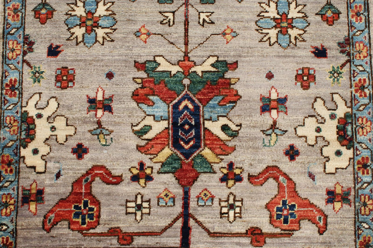 3x10 Brown and Multicolor Anatolian Traditional Runner